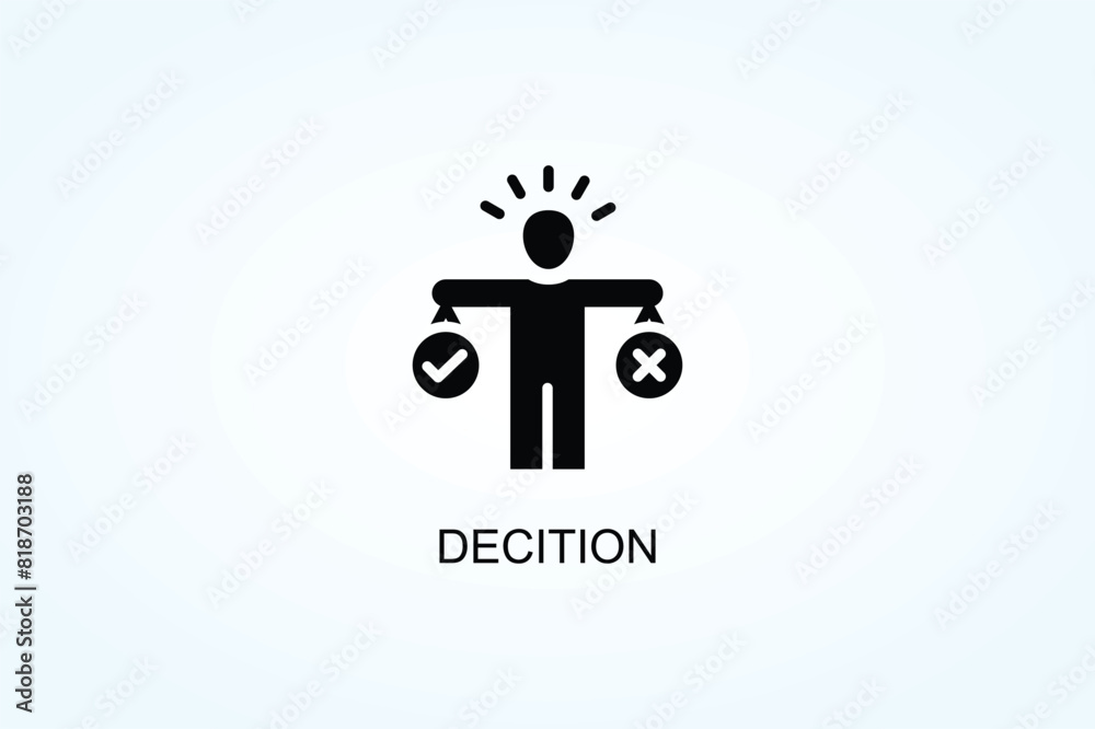 Decition Vector Or Logo Sign Symbol Illustration Decition Vector Or Logo Sign Symbol Illustration
