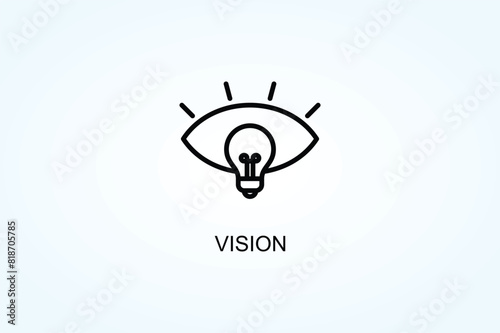 Vision Vector  Or Logo Sign Symbol Illustration