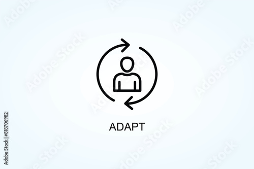 Adapt Vector  Or Logo Sign Symbol Illustration