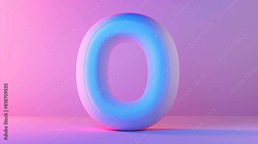 3D rendering letter O, 3d style decorated capital letter O 3D rendering letter O, 3d style decorated capital letter O