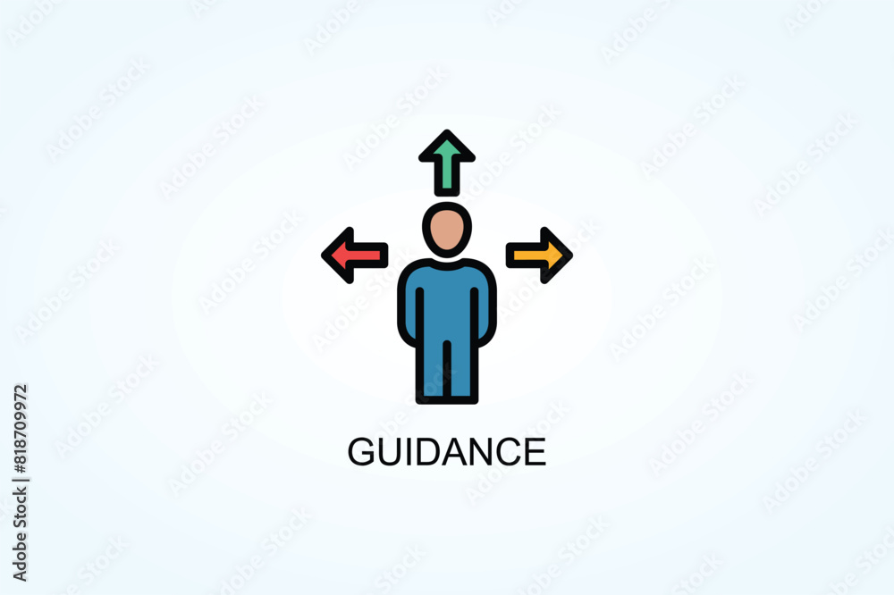 Guidance Vector Or Logo Sign Symbol Illustration Guidance Vector Or Logo Sign Symbol Illustration
