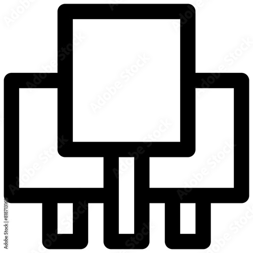Protest. Editable vector icon.