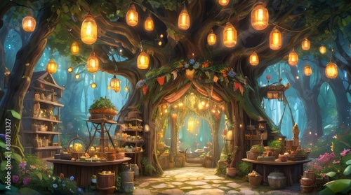 A Fairy Market: A Whimsical and Enchanting Realm