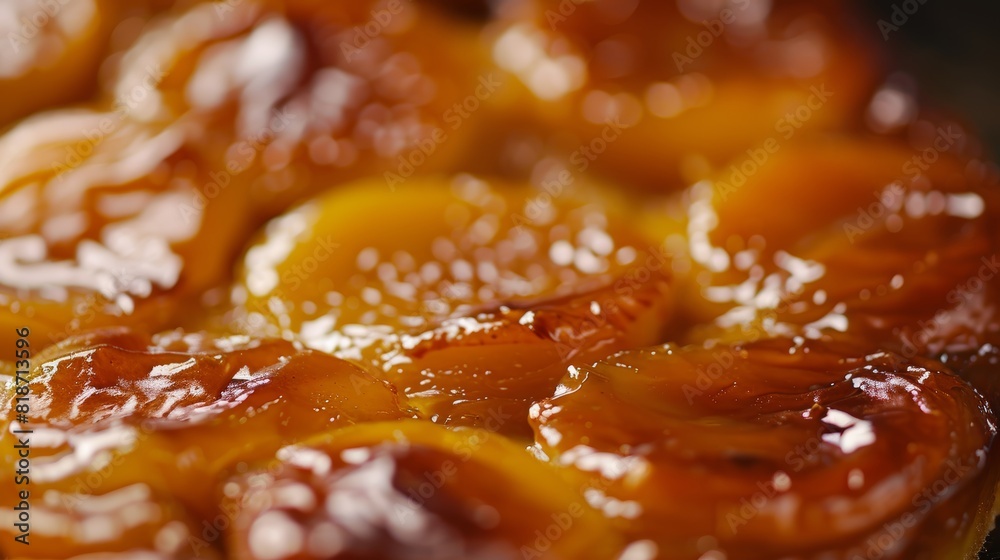 Delicious Tarte Tatin Close-up for Food Posters Generative AI Delicious Tarte Tatin Close-up for Food Posters Generative AI