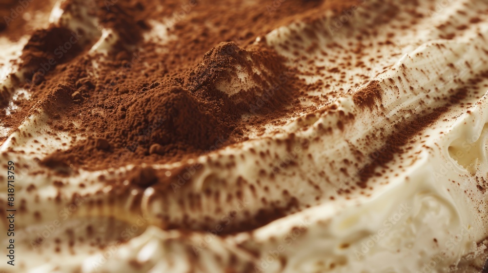 Delicious Tiramisu Close-up for Food Posters Generative AI Delicious Tiramisu Close-up for Food Posters Generative AI