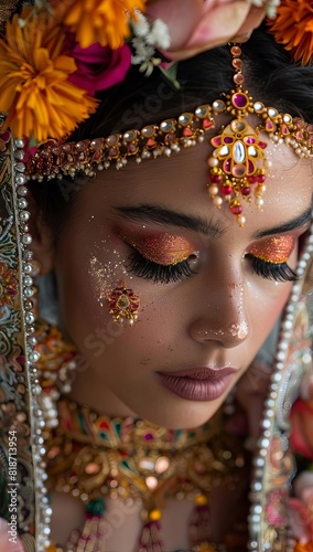 Ethnic bridal makeup designs