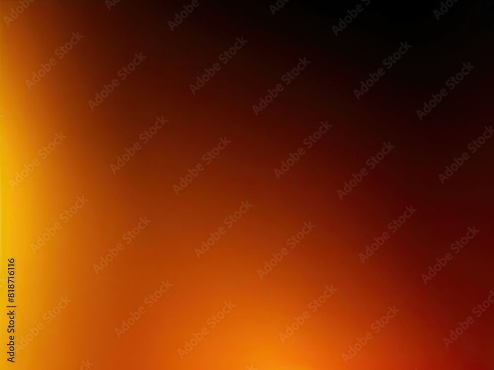 abstract backdrop shine, color gradient, black gold yellow and orenge Grainy noise, intense light and glow background