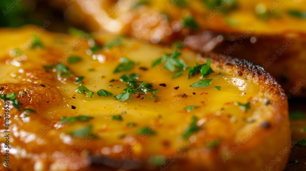 Savory Welsh Rarebit Close-up for Food Posters Generative AI Savory Welsh Rarebit Close-up for Food Posters Generative AI