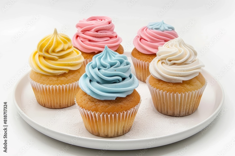 Moist Vanilla Baby Shower Cupcakes with Colorful Fondant Moist Vanilla Baby Shower Cupcakes with Colorful Fondant
