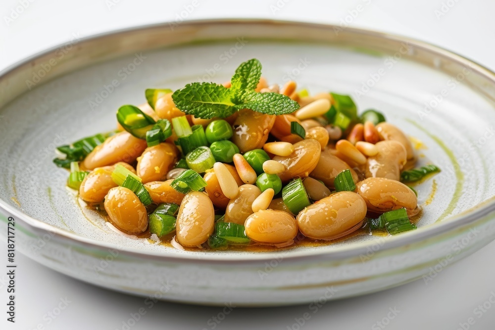 Mint and Lemon Braised Baby Lima Beans with Zesty Lemon Flavor Mint and Lemon Braised Baby Lima Beans with Zesty Lemon Flavor