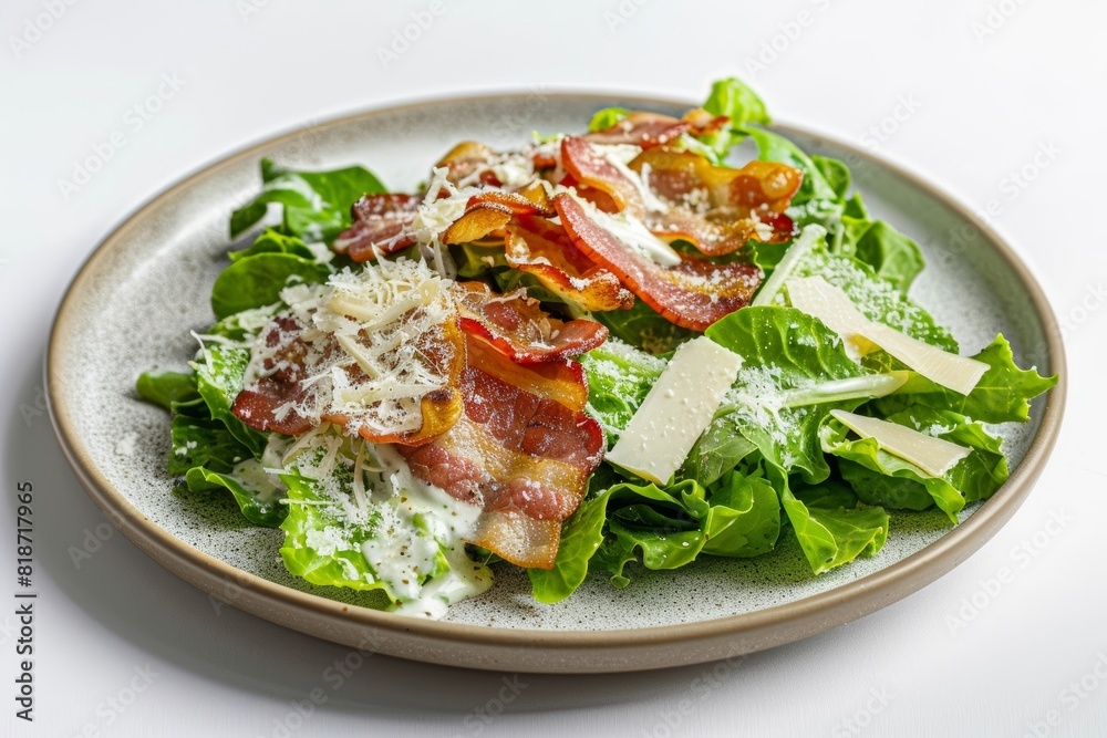 Deluxe Bacon and Parmesan Salad with Creamy Dressing Deluxe Bacon and Parmesan Salad with Creamy Dressing