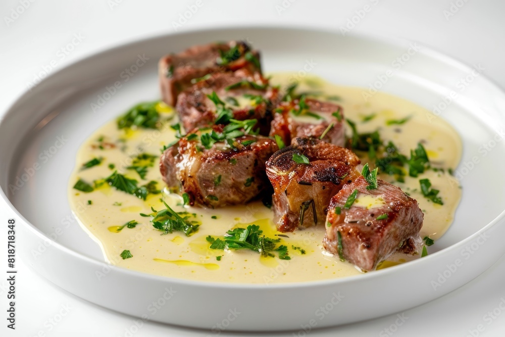 Tantalizing Baby Lamb Brodettato with Lemon and Egg Yolk Sauce Tantalizing Baby Lamb Brodettato with Lemon and Egg Yolk Sauce