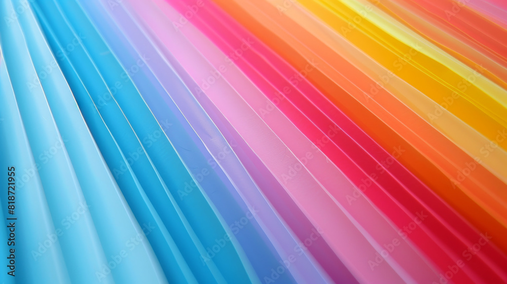 A colorful strip of paper with a rainbow of colors. The colors are bright and vibrant, creating a cheerful and lively atmosphere. The strip of paper is long and narrow A colorful strip of paper with a rainbow of colors. The colors are bright and vibrant, creating a cheerful and lively atmosphere. The strip of paper is long and narrow