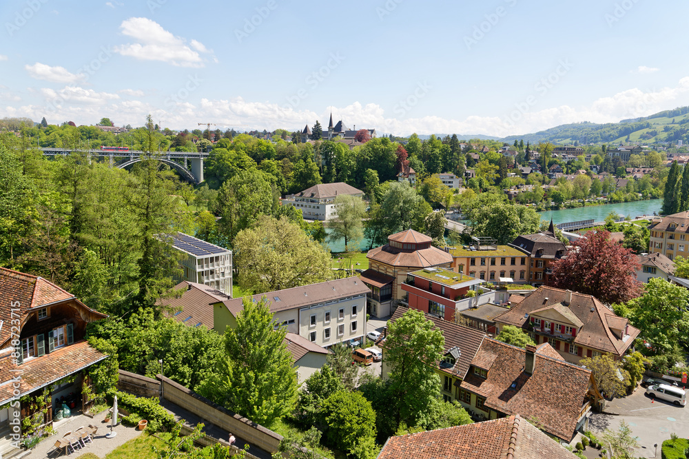 Fototapeta premium Panorama sur la ville de Bern
