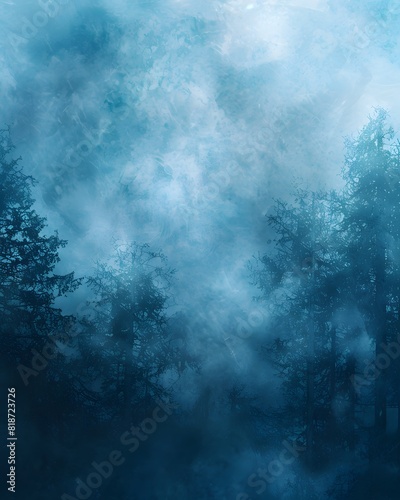 blue mist background
