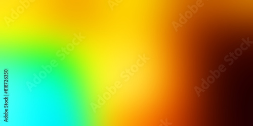 Abstract gradient rainbow color or light colorful background.