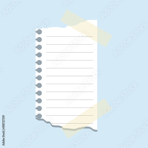 Torn paper vector set design