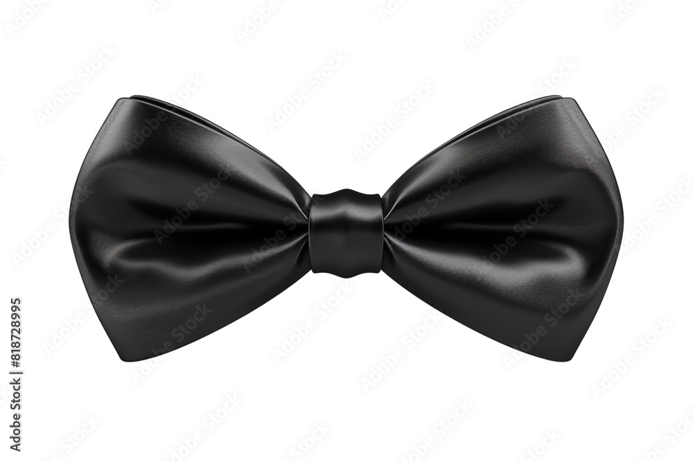 Elegant Black Bow Tie Isolated Elegant Black Bow Tie Isolated