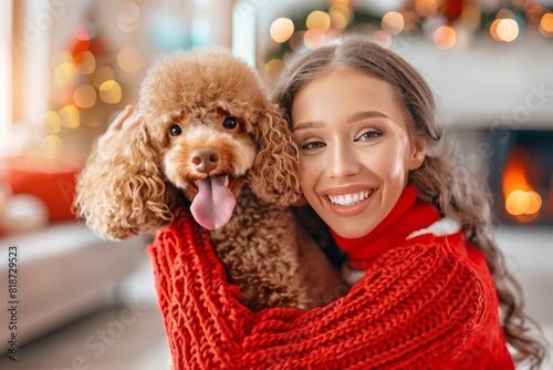 girl and her dog