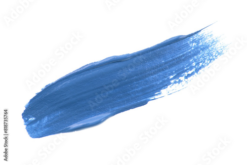 brush stroke isolated over white background