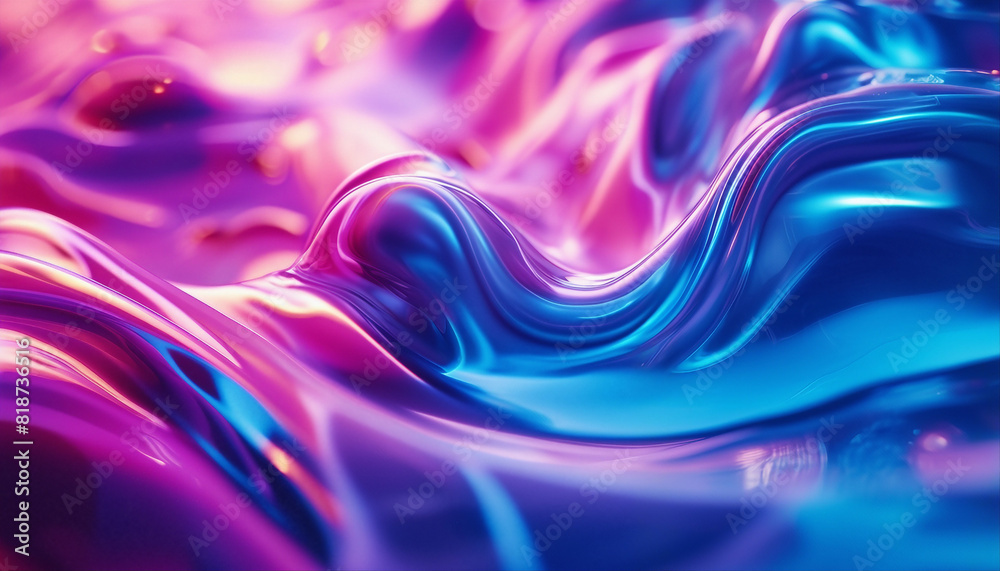 A digital abstract liquid art pattern with swirling blue and pink colors creating a mesmerizing back A digital abstract liquid art pattern with swirling blue and pink colors creating a mesmerizing back
