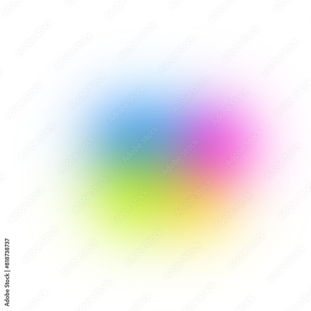 Obraz premium Pink Green Gradients Transparent Background