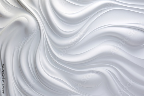 a white textured surface with wavy lines photo