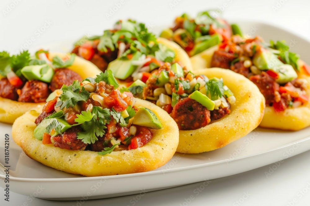 Flavorful Baby Arepas with Savory Chorizo and Cheese Flavorful Baby Arepas with Savory Chorizo and Cheese