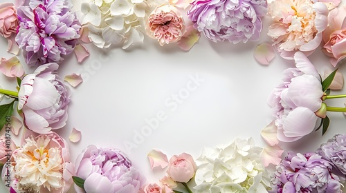 Pastel Floral Wreath with S...