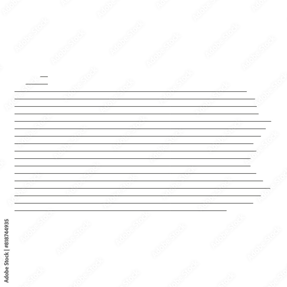 Black line drawing of the state of Pennsylvania Black line drawing of the state of Pennsylvania