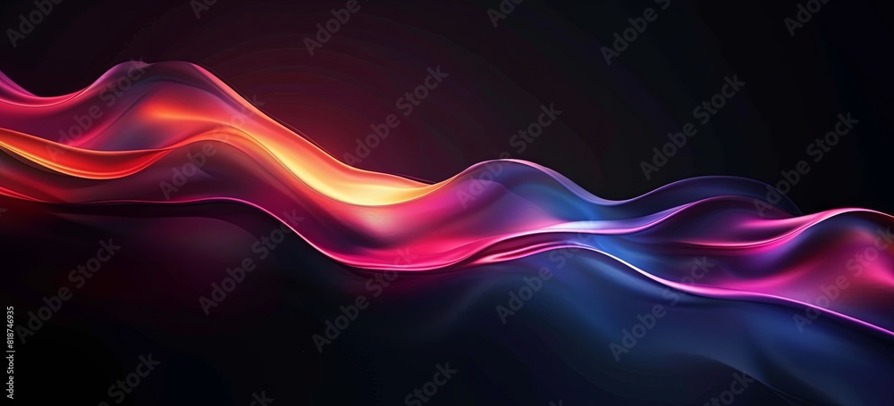 A gradient of colors on a black background A gradient of colors on a black background