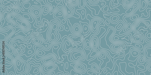 Line art pattern representing imaginary elevation maps in abstract style


