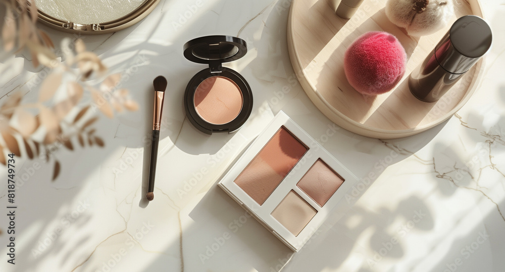 Cosmetic Beauty Care Products Makeup Concept Cosmetic Beauty Care Products Makeup Concept