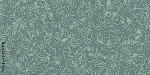 Seamless abstract pattern based on fictional terrain elevation designs

