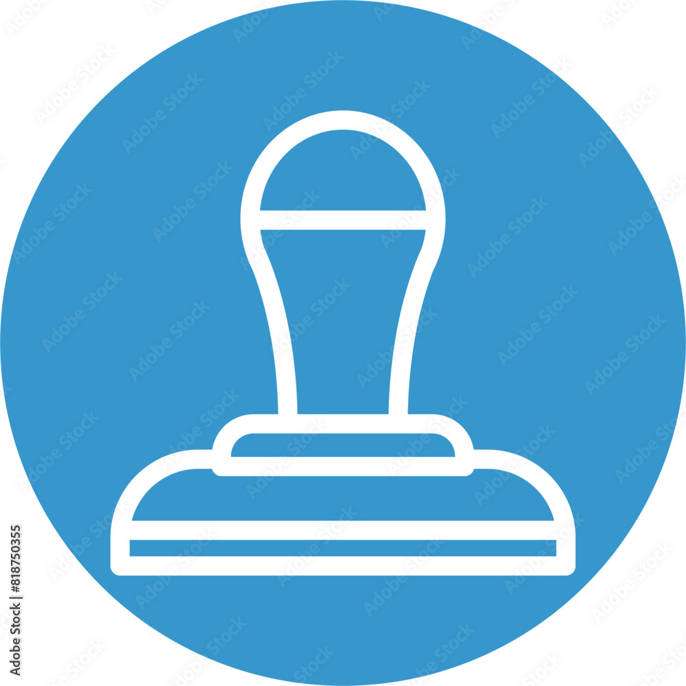 Rubber Stamp Line White Circles Multi Colors Icon Design Rubber Stamp Line White Circles Multi Colors Icon Design