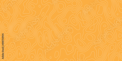 Abstract art form based on elevation line simulation and contour shapes

