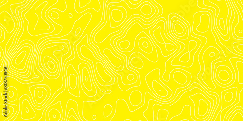 Abstract art form based on elevation line simulation and contour shapes

