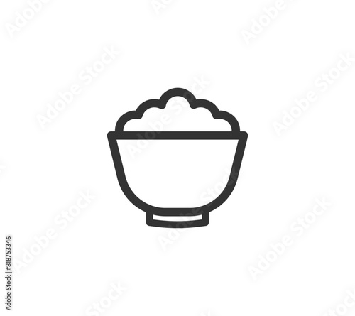 シンプルなご飯のイラスト