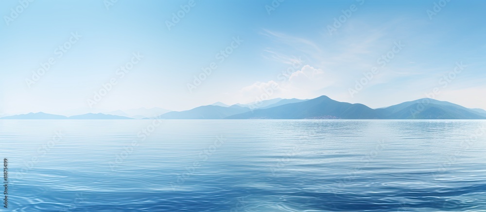 A serene copy space image featuring a stunning and uncomplicated water backdrop A serene copy space image featuring a stunning and uncomplicated water backdrop