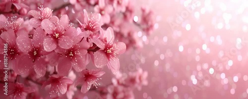 Wallpaper Mural pink and white background, banner Torontodigital.ca