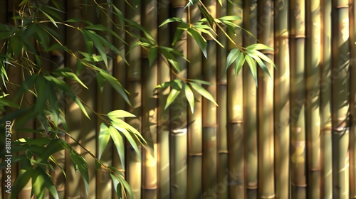 A beautiful image of a bamboo forest.