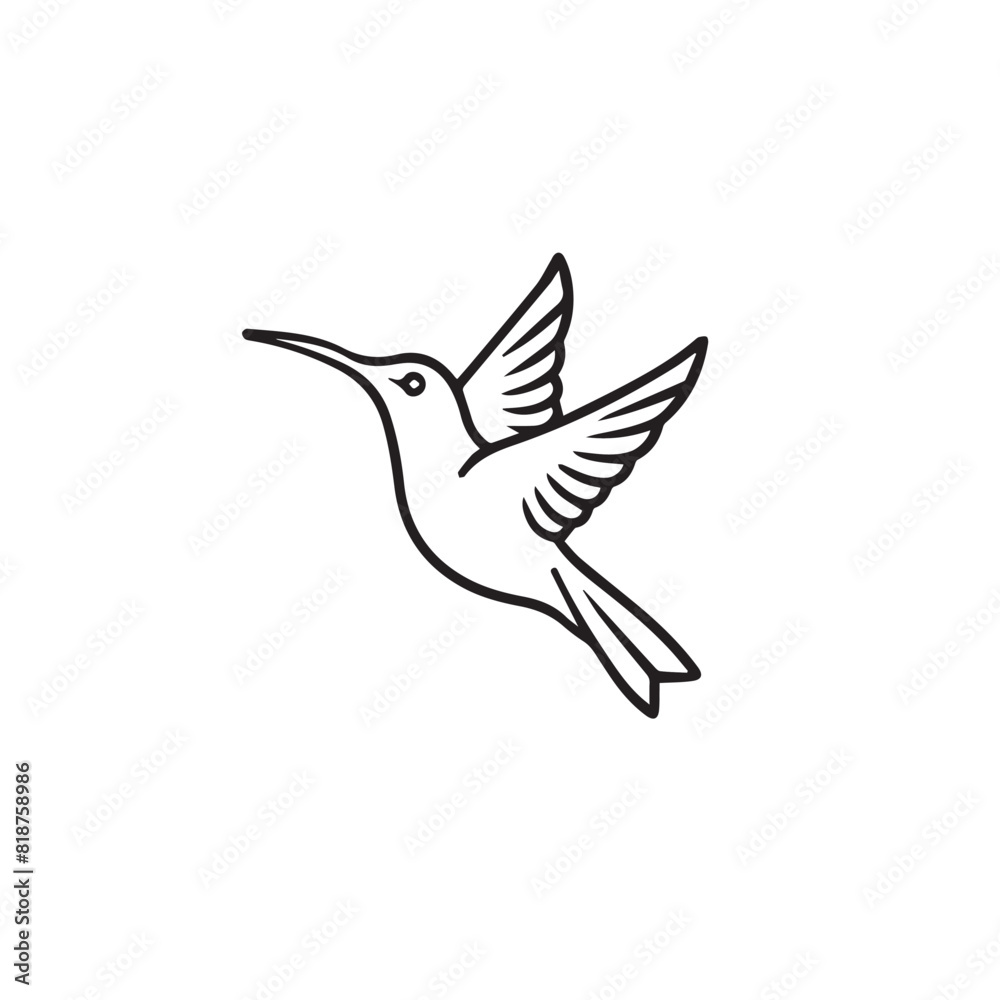 Hummingbird in cartoon, doodle style. Image for t-shirt, web, mobile apps and ui. Isolated 2d vector illustration in logo, icon, sketch style, Eps 10. AI Generative Hummingbird in cartoon, doodle style. Image for t-shirt, web, mobile apps and ui. Isolated 2d vector illustration in logo, icon, sketch style, Eps 10. AI Generative