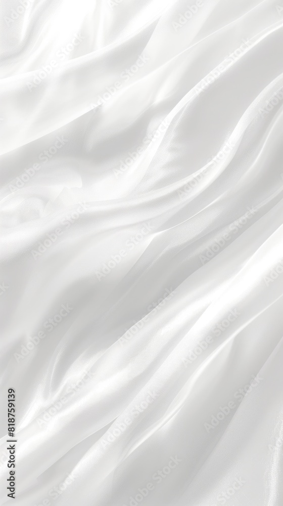 White cloth with a pattern of wavy folds White cloth with a pattern of wavy folds