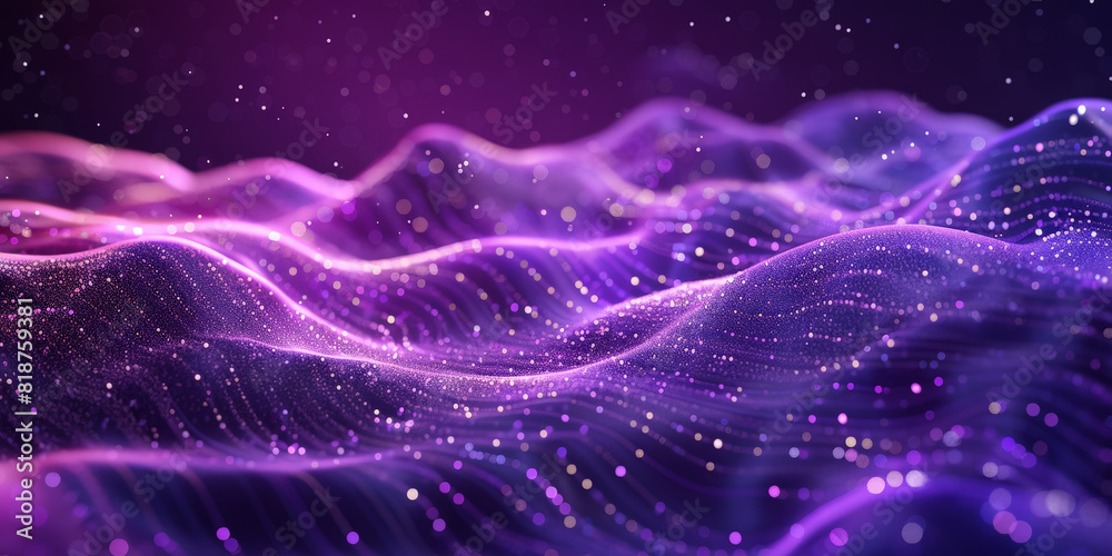 abstract futuristic background with purple glowing neon moving high speed wave lines and bokeh lights. Data transfer concept Fantastic wallpaper, pink blue frequency signal waves as particles
abstract futuristic background with purple glowing neon moving high speed wave lines and bokeh lights. Data transfer concept Fantastic wallpaper, pink blue frequency signal waves as particles