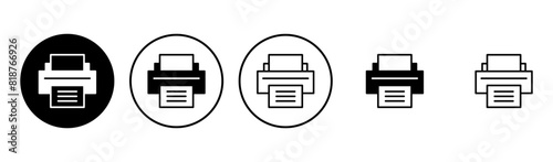 Print icon set. printer icon vector.