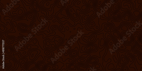 Fluid line illustration with topographic influence and abstract motion

