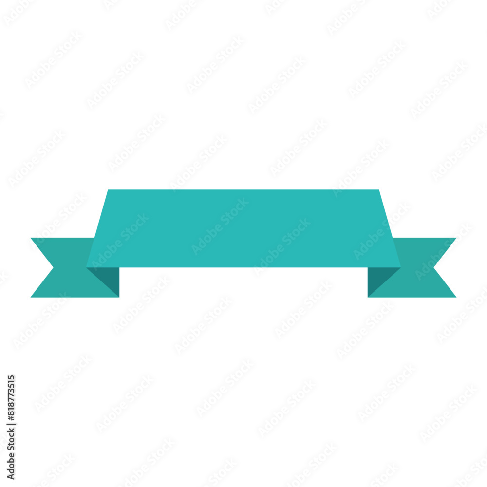 ribbon banner label.
