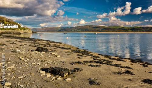 The Dyfi River Estuary. photo