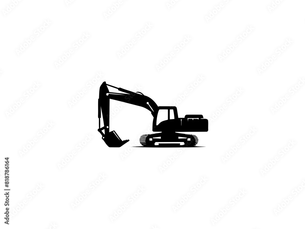 Construction Vehicle Vector Illustration for Industrial and Engineering Designs Construction Vehicle Vector Illustration for Industrial and Engineering Designs