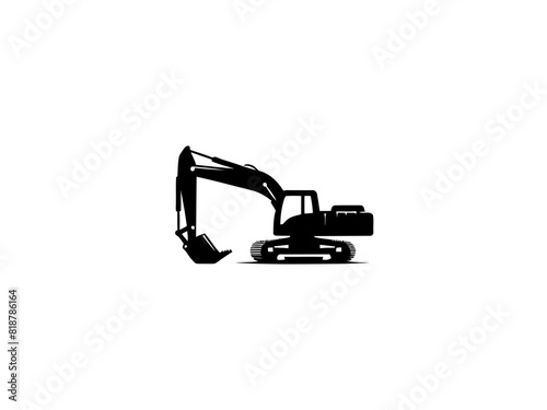 Construction Vehicle Vector Illustration for Industrial and Engineering Designs